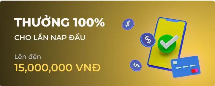 Ưu đãi thưởng 100% tại Rio66 Bet APK